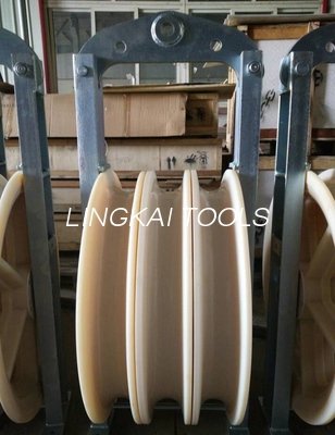 Bagaimana blok stringing konduktor meningkatkan efisiensi pemasangan saluran listrik?