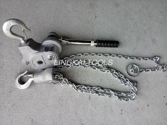 3 Ton Manual Lever Chain Hoist Aluminium Alloy Tinggi Angkat 1,5m