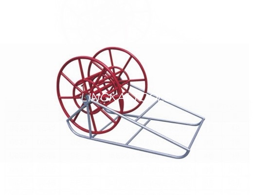 Wire Rope Reel Stand Cable Drum Pay-Off Stand Untuk Menarik Tali Kawat