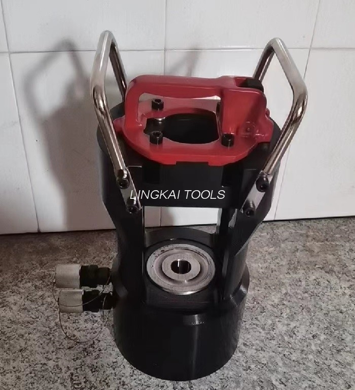 Mesin Press Hidrolik Dengan Pompa Bermotor Untuk Sambungan Konduktor ACSR