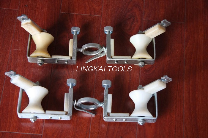 Alat Instalasi OPGW Live Line Double sheave Support Roller SH2