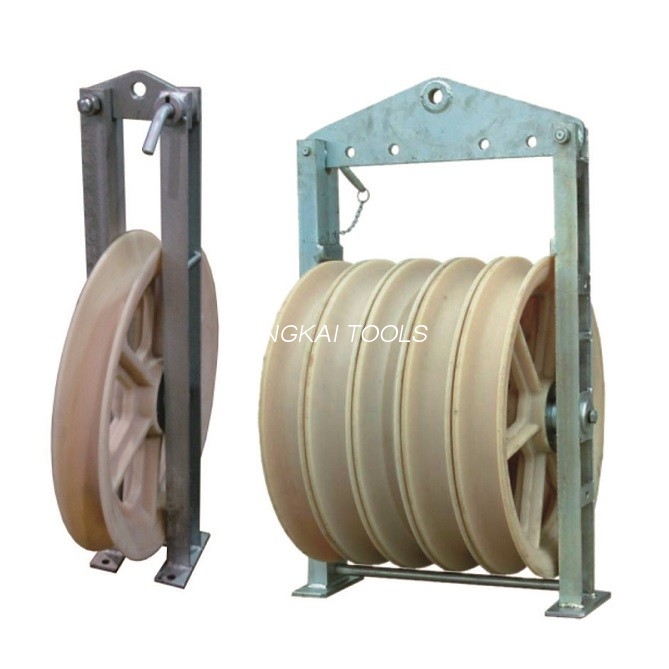660*560*110mm Blok Merangkai Transmisi Diameter Sheave Untuk Konduktor Bundel