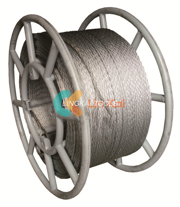 Tali Kawat Baja Anti Putar 8/12 Untai 11MM Ringan Untuk Konduktor Tunggal Atau Merangkai OPGW