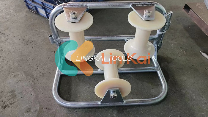Roller Pemasangan Kabel Tugas Berat Untuk Menarik Kabel Nilai Beban 10-20kN