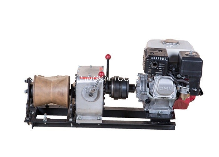 1 ton alat penarik kabel bensin kecil mesin winch dengan honda gx160 5.5hp