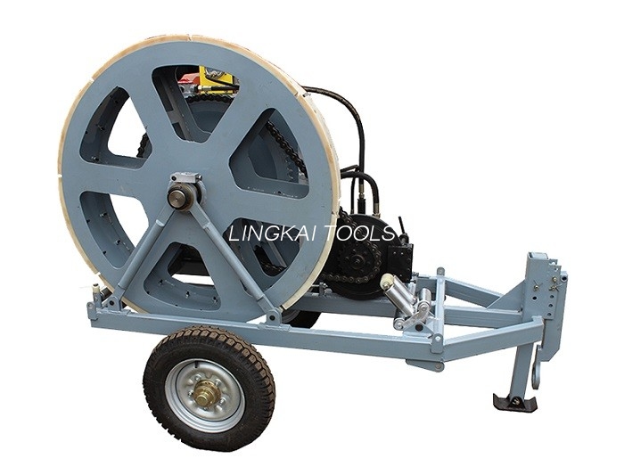 Tensioner Penarik Kabel Rem Tipe Winch 7.5KN Untuk Transmisi Saluran Udara