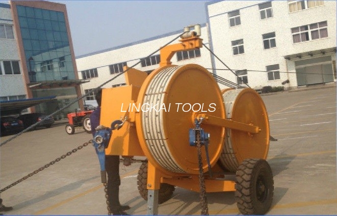 Orange Hydraulic Puller Tensioner SA-YQZ40 40KN Untuk Menarik / Mengencangkan Konduktor