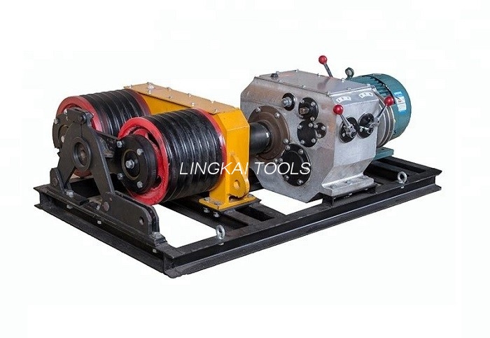 Konstruksi Tenaga Double Capstan Mortor 5 Ton Winch 50KN Dengan Mesin Listrik