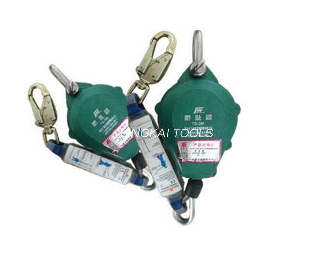 Lanyard Harness Pengaman Hoist, Lanyard Penyerap Guncangan Pelindung Jatuh