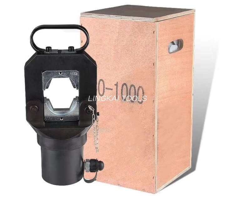 Peralatan Keamanan Menara Kompresor Hidraulik CO-1000 55T Rentang Crimping Segi Enam 400-1000mm2