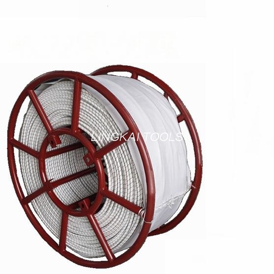 Alat Kabel Serat Optik Dia 12-16Mm Tali Pe Anti Memutar Lapisan Ganda Dikepang