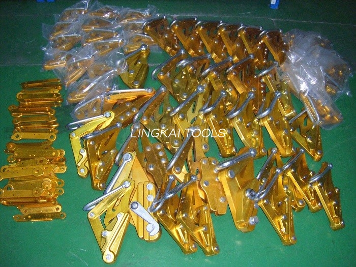 Alat Ereksi Menara yang Disetujui CE Klem Kabel Gripper Konduktor Paduan Aluminium