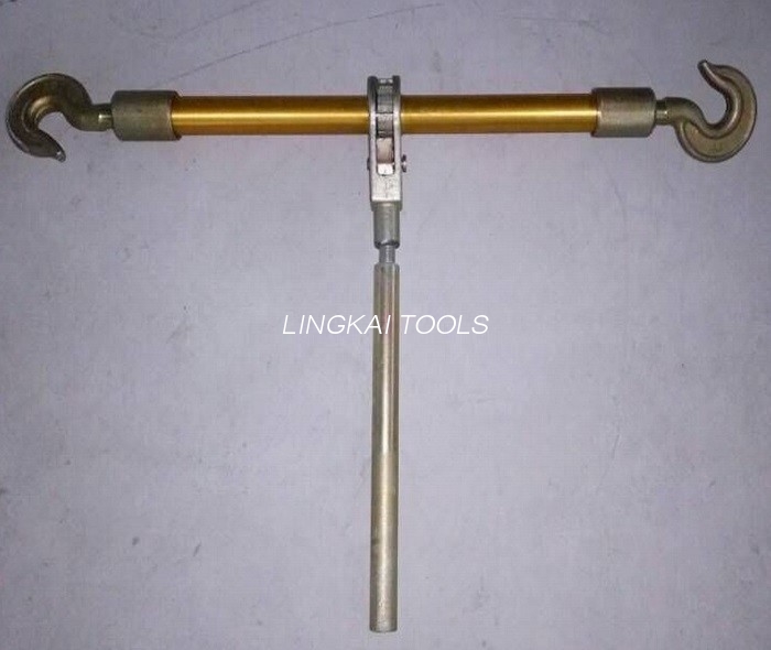 Alat Penarik Kabel Listrik Paduan Aluminium Double Hook Turnbuckle 3 Ton