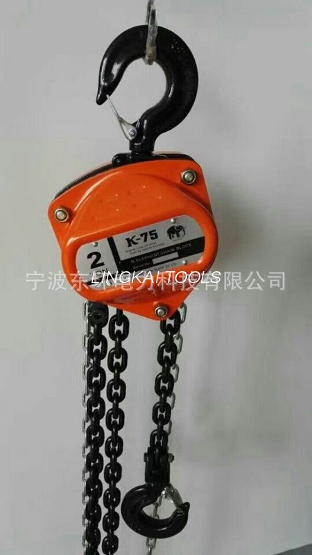 Pengencangan Tali Kawat Manual Chain Hoist 30KN 3M Tinggi Angkat Standar