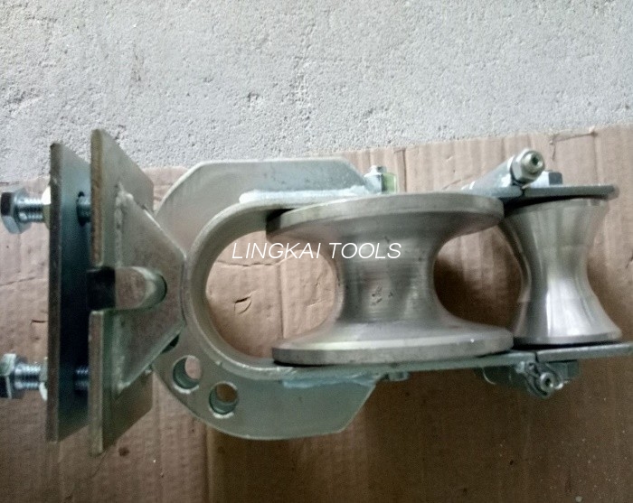 Katrol Penarik Kabel Sheave Aluminium SHCS-2 20KN Blok Merangkai Tiga Tujuan