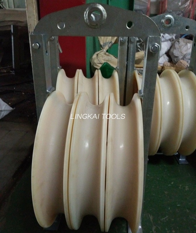 Blok Merangkai Konduktor Dia 660mm / Peralatan Merangkai Untuk Saluran Listrik Overhead
