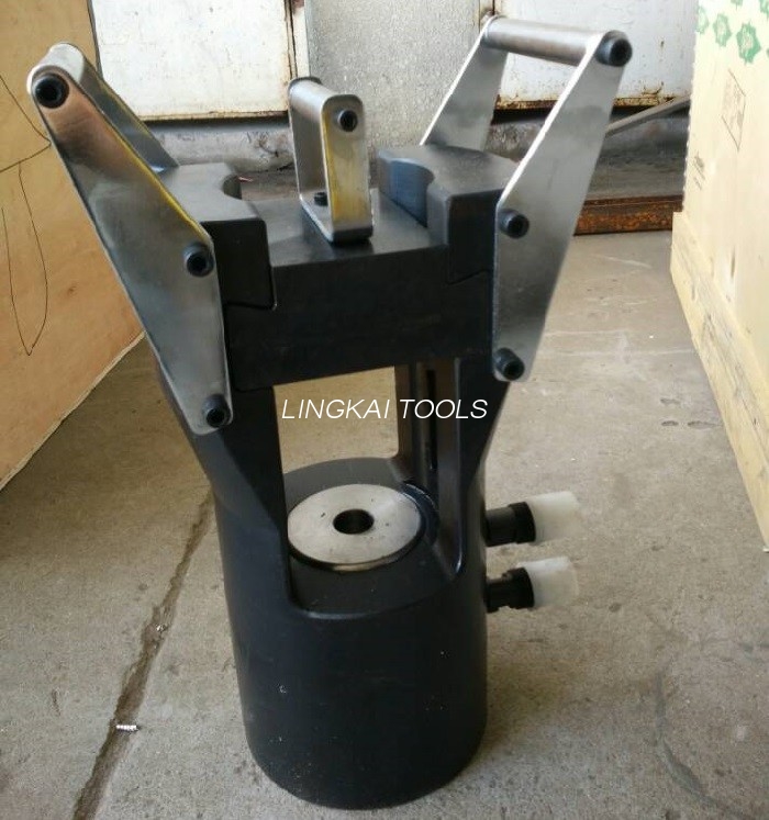 Kompresor Hidraulik Tali Kawat 1250KN Stroke 24mm Untuk Crimping Terminal 14-76mm