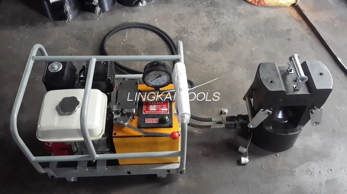 Mesin Press Hidrolik 200T Bentuk Crimping Segi Enam Rentang Crimping 14-90mm