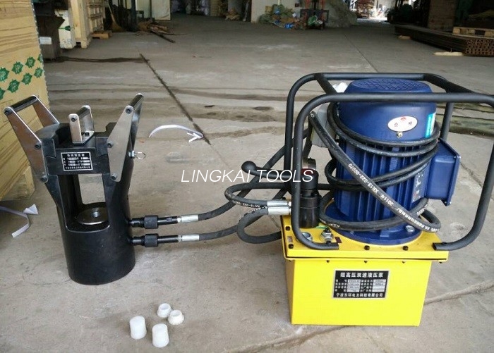 Alat Crimping Hidraulik Standar ISO Pompa Hidraulik Tipe Mesin Listrik 800 Bar