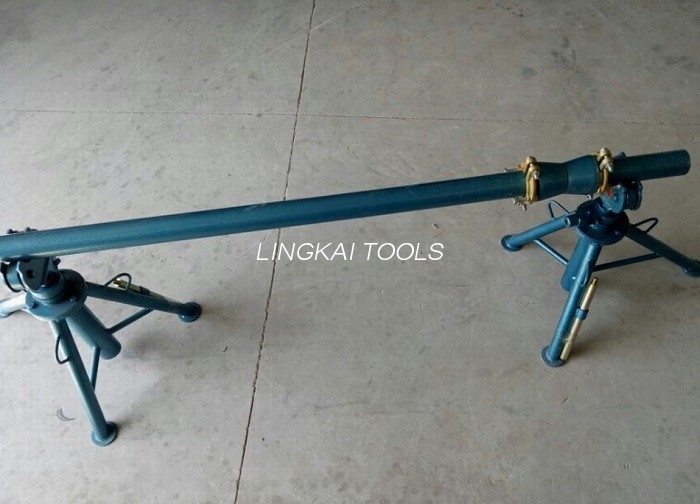 10KN - 50KN Simple Reel Payout Stand Cable Drum Jack Untuk Melepaskan Kawat Secara Manual