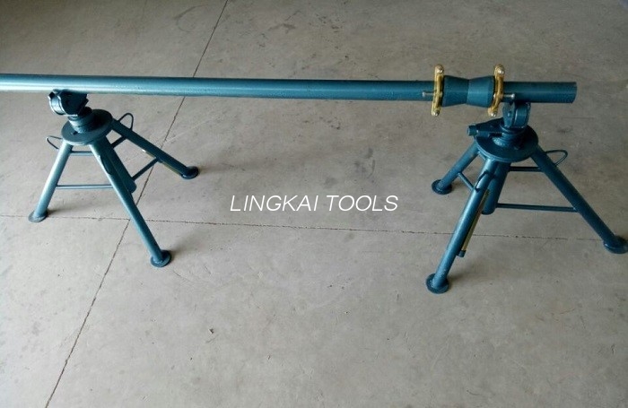 Alat Penarik Kabel Listrik yang Disesuaikan Stand Pembayaran Reel Sederhana 1 - 5 Ton Kabel Mekanik Dengan Sekrup Mandrel