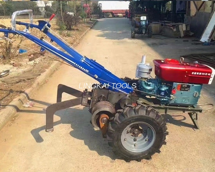 Mesin Penarik Kabel Traktor Berjalan Dua Roda Untuk Menarik Kabel Traktor Tangan Penarik Tali Kawat