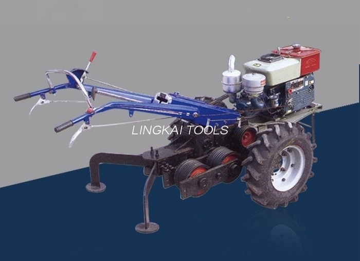 5T Penarik Hidraulik Drum Ganda Tensioner Tangan Traktor Winch Kekuatan Traktor 60KN