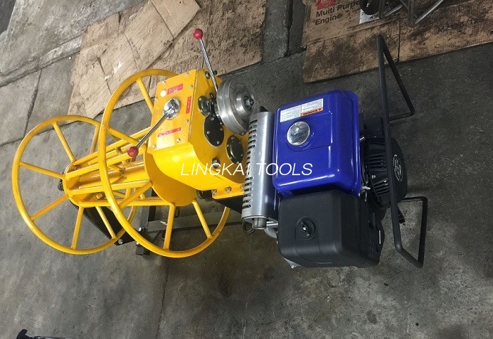 Mesin Merangkai Kawat Mesin Diesel 3 Ton, Winch Pengambil Kawat Dengan Tali Kawat