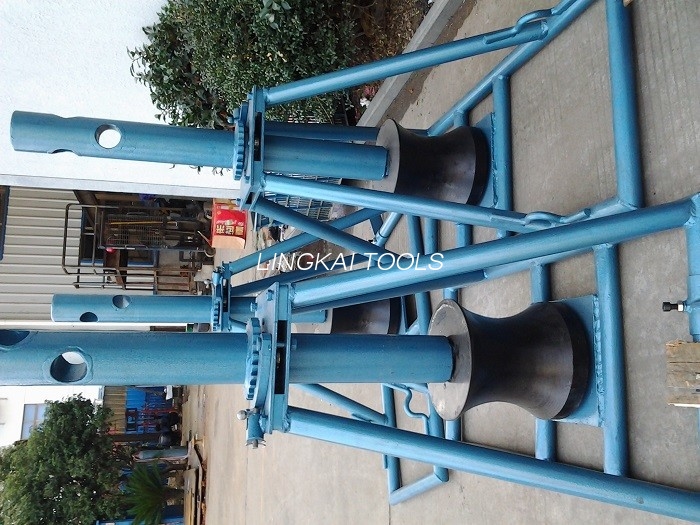 5 Ton Manual Berputar Winch Menarik Tali Kawat Dalam Konstruksi Saluran Listrik