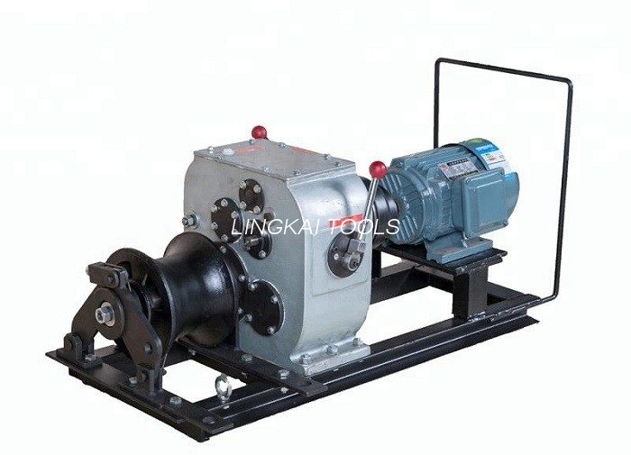 Mesin Katrol Kabel Listrik 50KN 380V / Alat Penarik Kawat Garansi 3 Tahun
