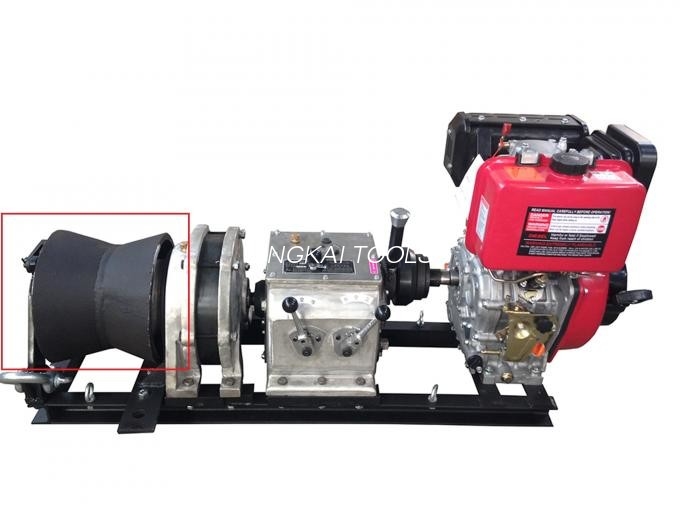 Penarik Kabel Listrik Mesin Diesel Kecepatan Cepat / Wire Rope Electric Winch Hoist 5 Ton