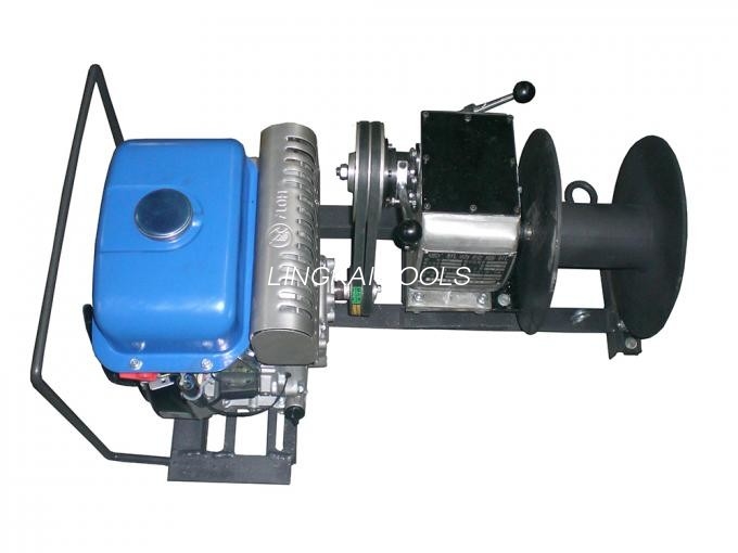 Penarik Winch Kabel Winch Bertenaga Gas Kapasitas 1 Ton Tipe Portabel 15m/Menit Kecepatan Cepat