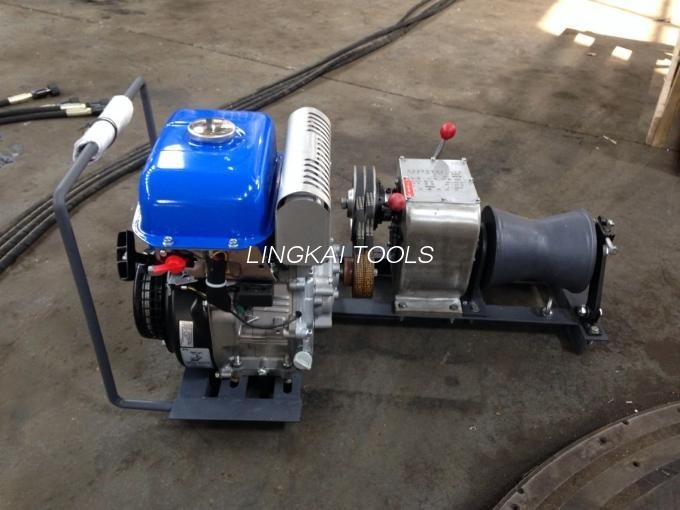 Winch Penarik Daya Efisien / Mesin Threading Winch Kabel 5 Ton Untuk Konstruksi Tenaga