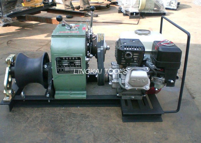 Penarik Winch Kabel Berpenggerak Sabuk Gaya Tarik Lambat 1,8T Dengan Mesin Bensin YAMAHA