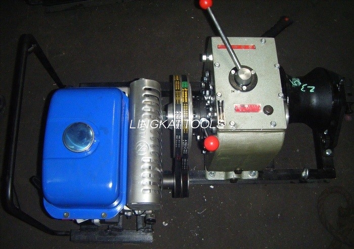 Mesin Katrol Kabel Kecepatan Tinggi 200kg Bensin / Winch Bertenaga Bensin 5 Ton