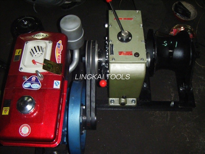 Penarik Kabel Daya 4.41kw Dengan Mesin Diesel 6.6hp Sertifikasi ISO 168kg