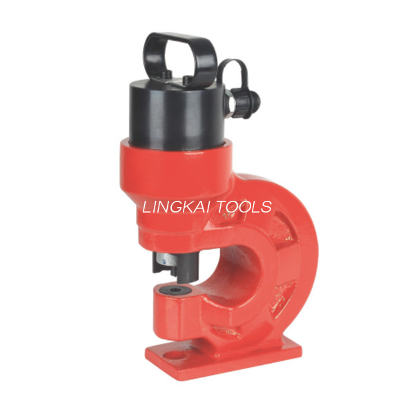 Output 30 Ton Hidrolik Logam Lubang Pukulan Diameter Tenggorokan 95mm Kinerja Tinggi