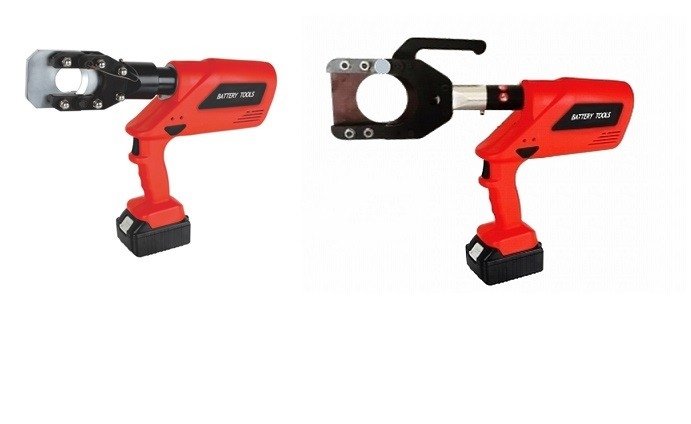 Pemotong Kabel Ratchet Tangan Hidraulik EC-40 60kn Kekuatan Crimping Stroke 40mm