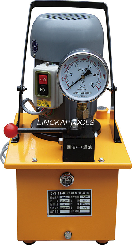 Pompa Bertenaga Listrik Alat Crimping Hidraulik 3.0kw Tahap Ganda