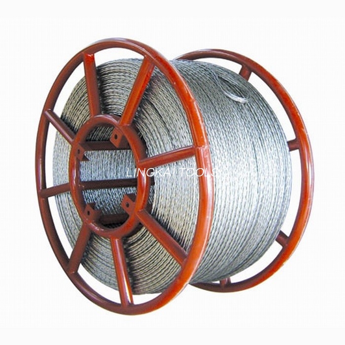 Tali Kawat Baja Jalinan Anti Memutar 26mm Untuk Merangkai Saluran Transmisi 800 Kv