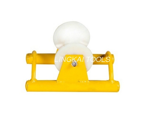 Rangka Baja Roda Nilon Kabel Katrol Roller Dilengkapi Dengan Bantalan Kecepatan Tinggi